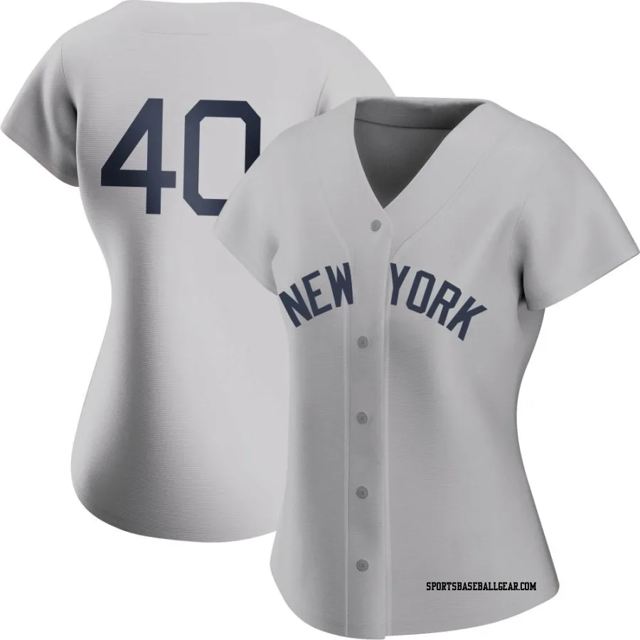 Jacob Morales Women's New York Yankees Gray Authentic 2021 Field of Dreams Jersey