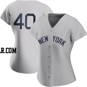 Jacob Morales Women's New York Yankees Gray Replica 2021 Field of Dreams Jersey