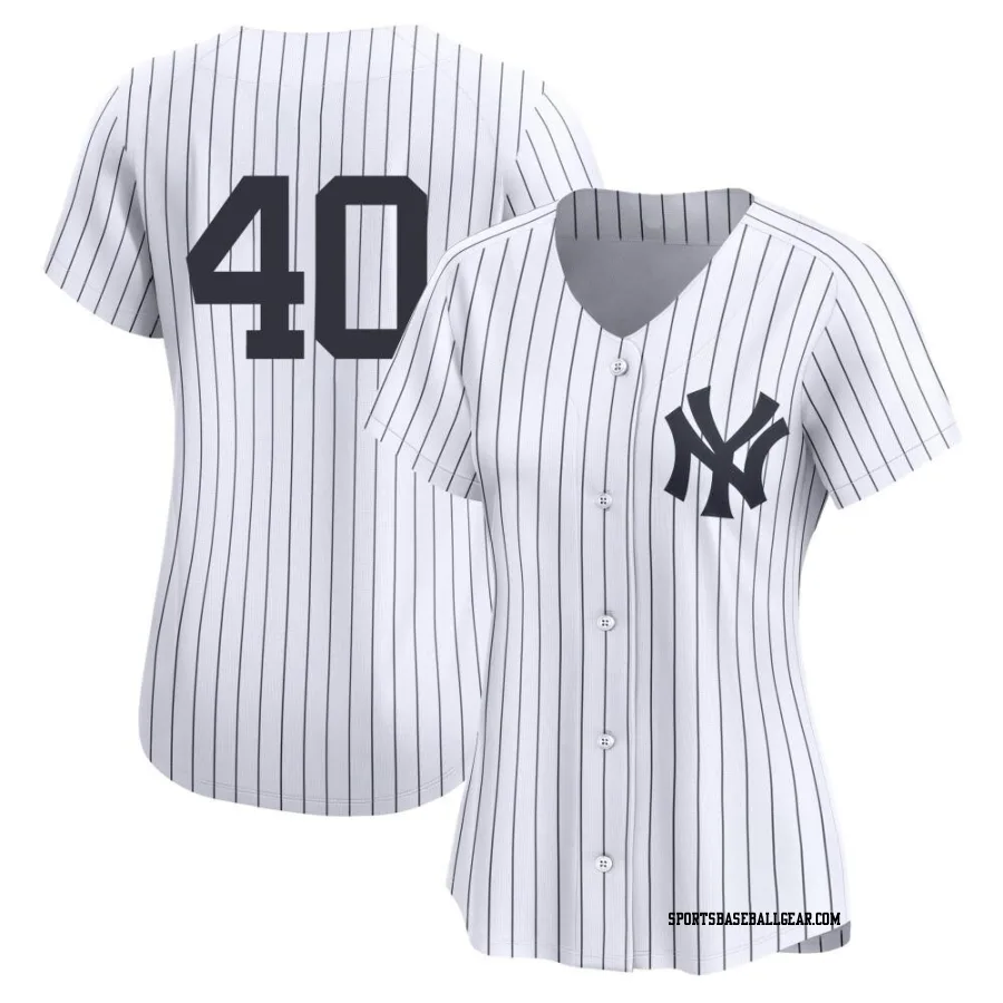 Jacob Morales Women's New York Yankees White Limited Yankee Home 2nd Jersey