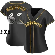 Jacob Waguespack Women's Toronto Blue Jays Black Golden Replica Alternate Jersey