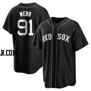 Jacob Webb Youth Boston Red Sox Black/White Replica Jersey