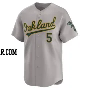 Jacob Wilson Men's Oakland Athletics Gray Limited Away Jersey