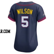 Jacob Wilson Women's Oakland Athletics Navy Limited American League 2025 All-Star Edition Jersey