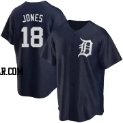 Jahmai Jones Youth Detroit Tigers Navy Replica Alternate Jersey