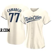 Jair Camargo Women's Minnesota Twins Cream Authentic Alternate Jersey