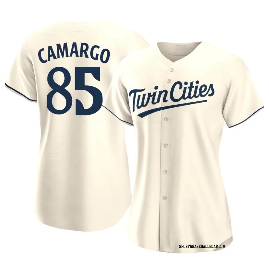 Jair Camargo Women's Minnesota Twins Cream Replica Alternate Jersey
