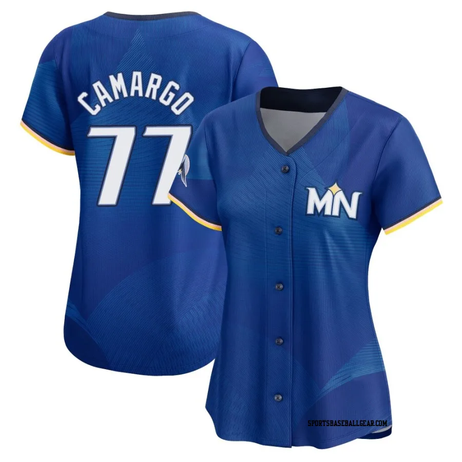 Jair Camargo Women's Minnesota Twins Royal Limited 2024 City Connect Jersey