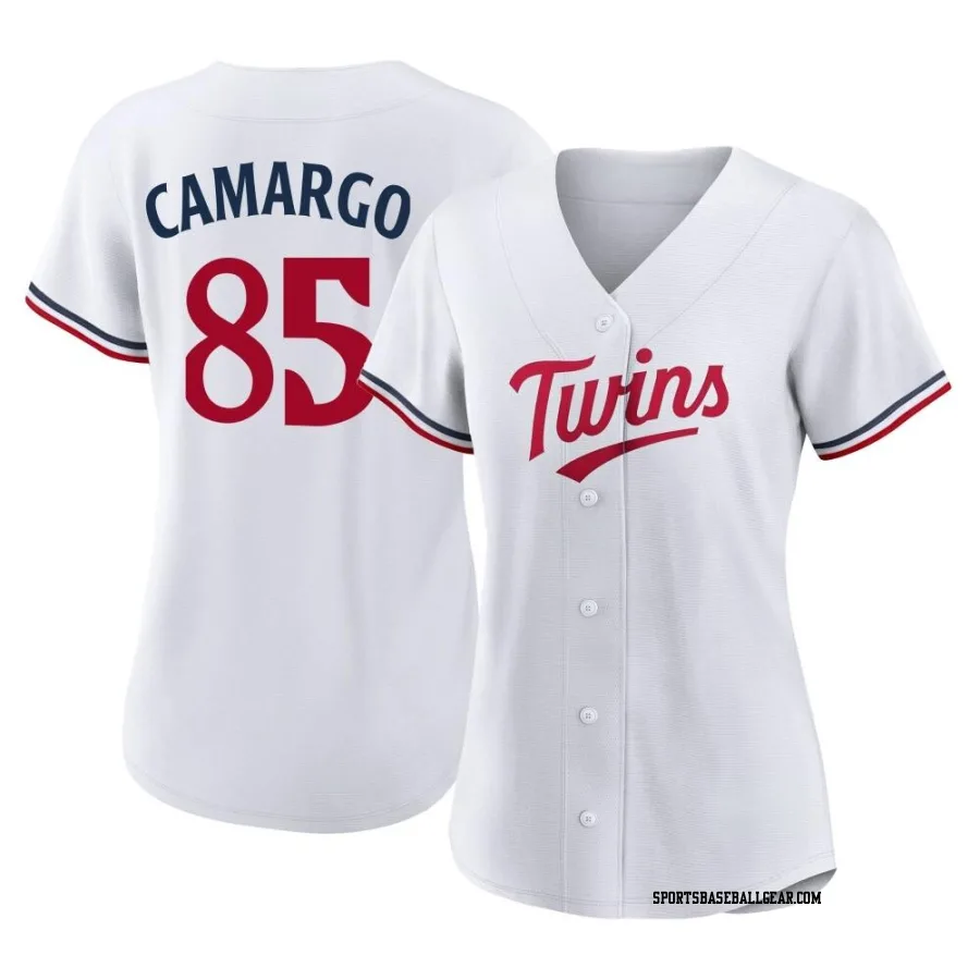 Jair Camargo Women's Minnesota Twins White Replica Home Jersey