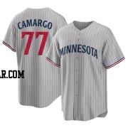 Jair Camargo Youth Minnesota Twins Gray Replica Road Jersey