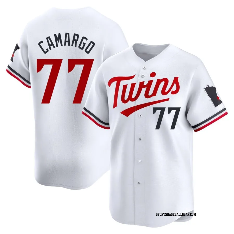 Jair Camargo Youth Minnesota Twins White Limited Home Jersey