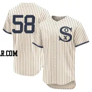 Jairo Iriarte Men's Chicago White Sox Cream Authentic 2021 Field of Dreams Jersey