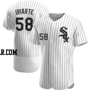 Jairo Iriarte Men's Chicago White Sox White Authentic Home Jersey