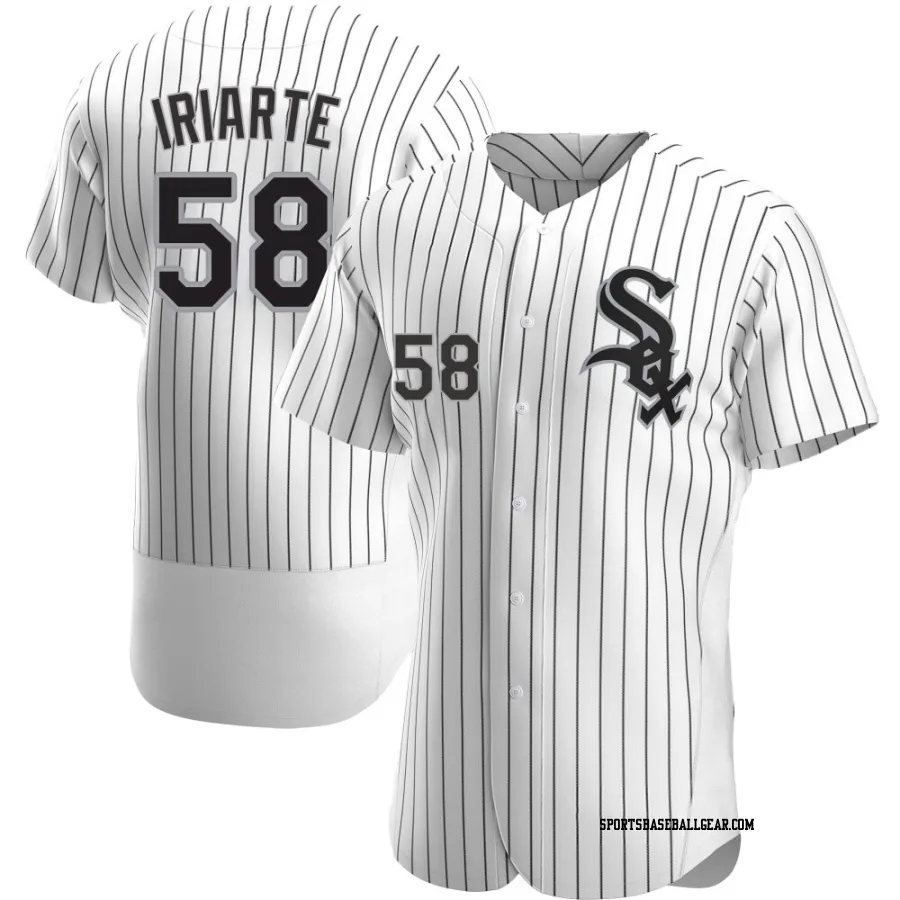 Jairo Iriarte Men's Chicago White Sox White Authentic Home Jersey