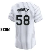 Jairo Iriarte Men's Chicago White Sox White Elite Home Jersey