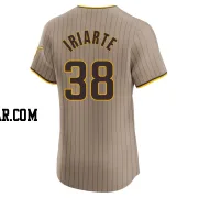 Jairo Iriarte Men's San Diego Padres Brown Elite Alternate Jersey
