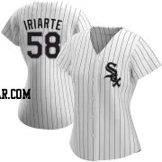 Jairo Iriarte Women's Chicago White Sox White Replica Home Jersey