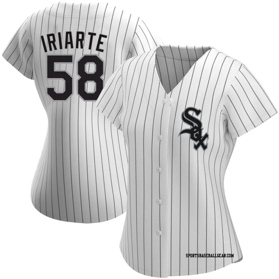 Jairo Iriarte Women's Chicago White Sox White Replica Home Jersey