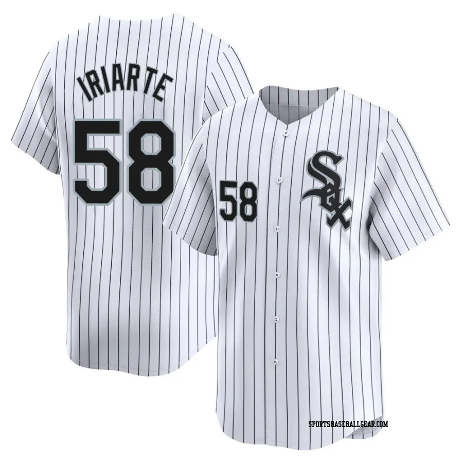Jairo Iriarte Youth Chicago White Sox White Limited Home Jersey
