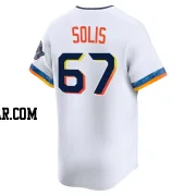 Jairo Solis Men's Houston Astros White Limited 2025 City Connect Jersey