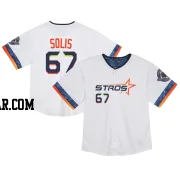 Jairo Solis Toddler Houston Astros White Limited 2025 City Connect Jersey