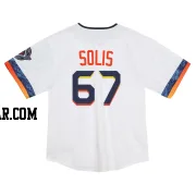 Jairo Solis Toddler Houston Astros White Limited 2025 City Connect Jersey
