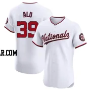 Jake Alu Men's Washington Nationals White Elite Home Jersey