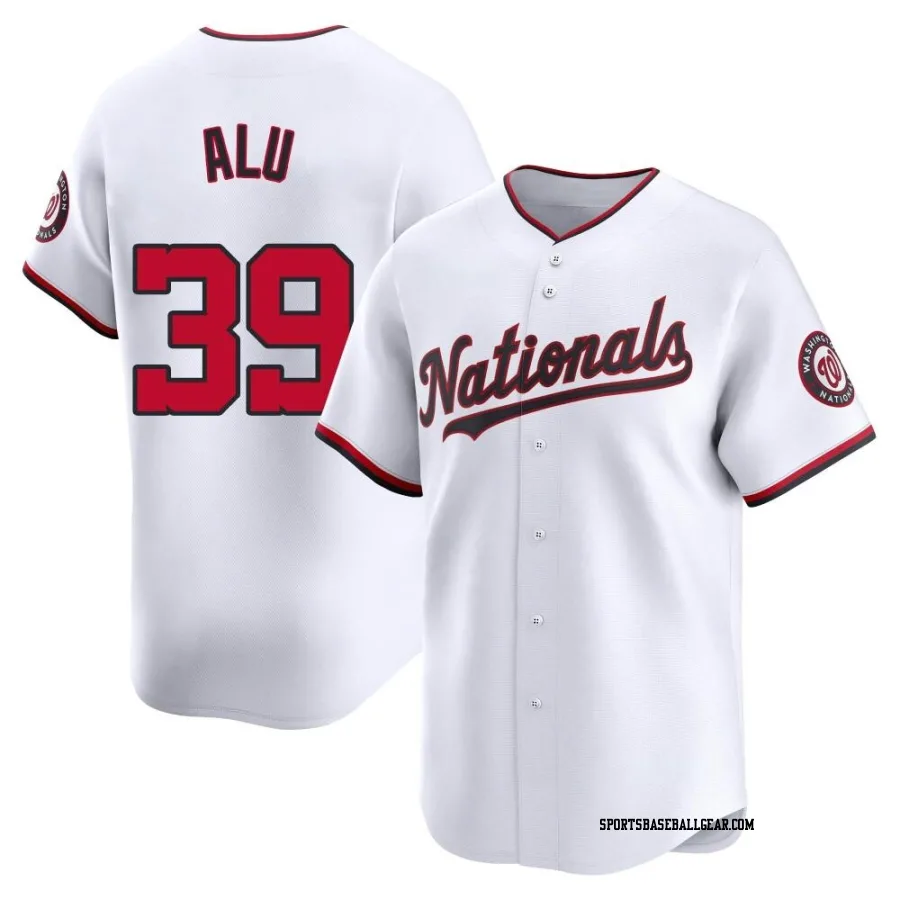 Jake Alu Youth Washington Nationals White Limited Home Jersey