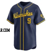 Jake Bauers Youth Milwaukee Brewers Navy Limited Alternate Jersey