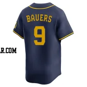 Jake Bauers Youth Milwaukee Brewers Navy Limited Alternate Jersey