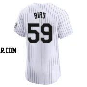 Jake Bird Men's Colorado Rockies White Elite Home Jersey