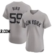 Jake Bird Men's New York Yankees Gray Elite Road Jersey