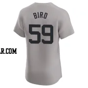 Jake Bird Men's New York Yankees Gray Elite Road Jersey