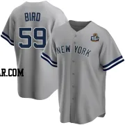 Jake Bird Men's New York Yankees Gray Replica Road Name 2024 World Series Jersey