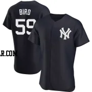 Jake Bird Men's New York Yankees Navy Authentic Alternate Jersey