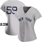 Jake Bird Women's New York Yankees Gray Authentic 2021 Field of Dreams Jersey