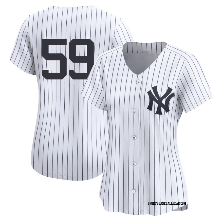 Jake Bird Women's New York Yankees White Limited Yankee Home 2nd Jersey