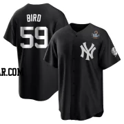 Jake Bird Youth New York Yankees Black/White Replica 2024 World Series Jersey