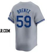 Jake Brentz Youth Kansas City Royals Gray Limited Away Jersey