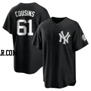Jake Cousins Youth New York Yankees Black/White Replica Jersey