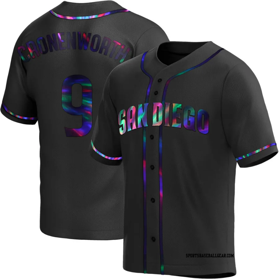 Jake Cronenworth Men's San Diego Padres Black Holographic Replica Alternate Jersey