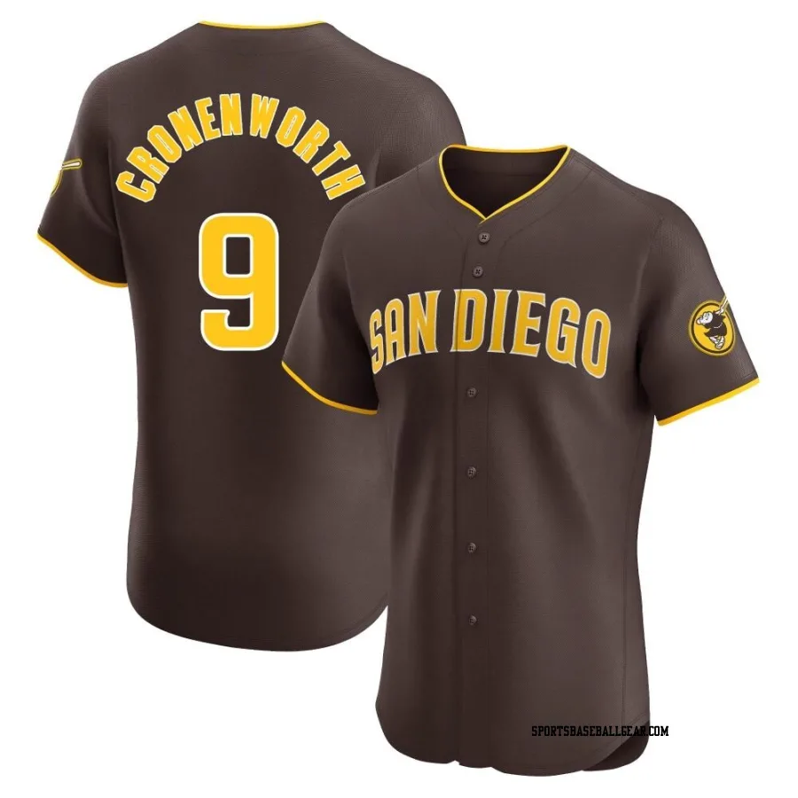 Jake Cronenworth Men's San Diego Padres Brown Elite Road Vapor Premier Jersey