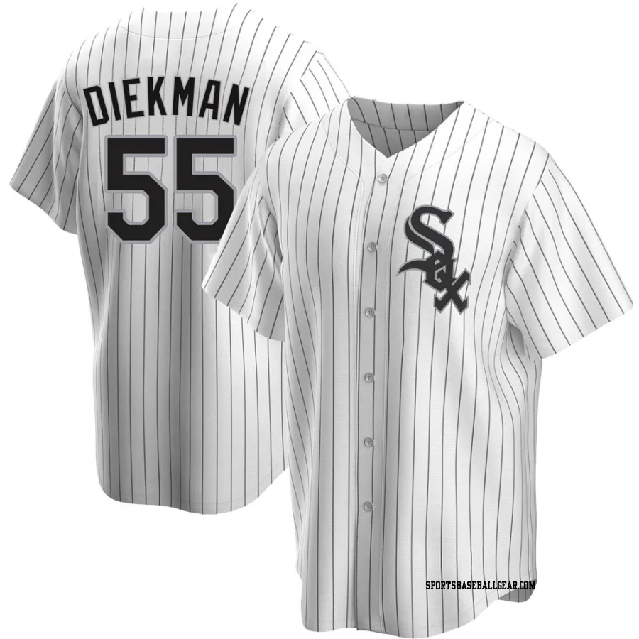 Jake Diekman Youth Chicago White Sox White Replica Home Jersey