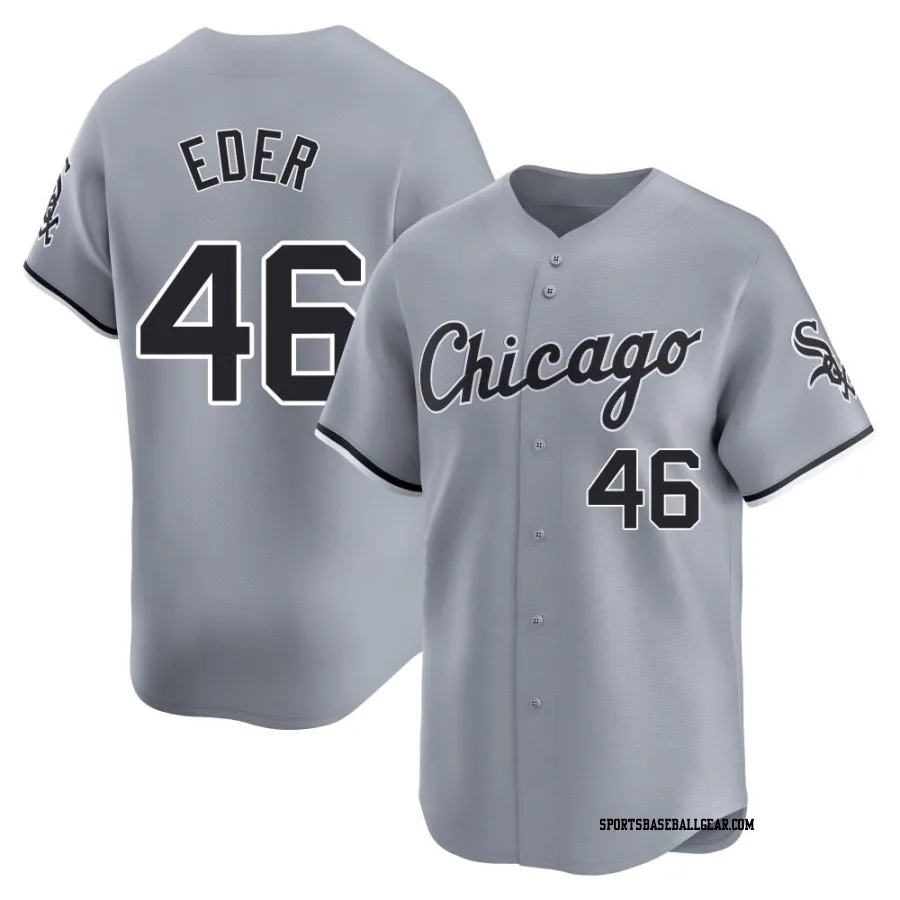 Jake Eder Men's Chicago White Sox Gray Limited Road Jersey