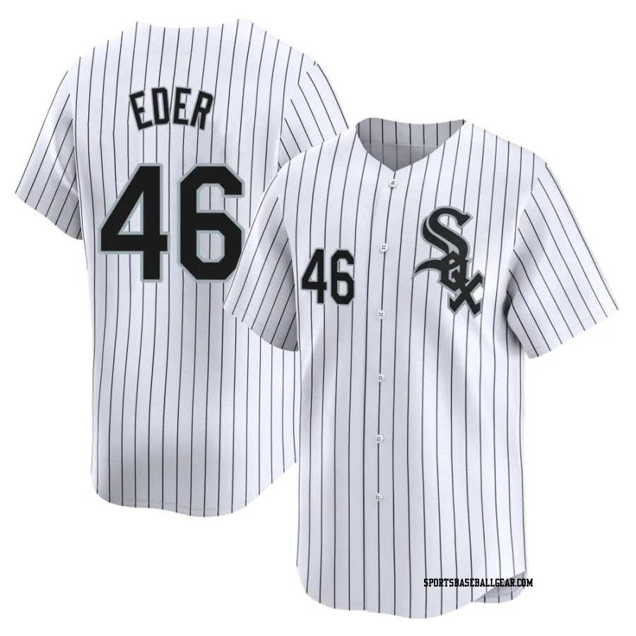 Jake Eder Youth Chicago White Sox White Limited Home Jersey