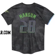 Jake Mangum Toddler Tampa Bay Rays Charcoal Limited 2024 City Connect Jersey