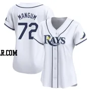 Jake Mangum Women's Tampa Bay Rays White Limited Home Jersey
