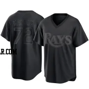 Jake Mangum Youth Tampa Bay Rays Black Replica Pitch Fashion Jersey