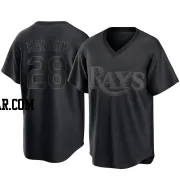 Jake Mangum Youth Tampa Bay Rays Black Replica Pitch Fashion Jersey