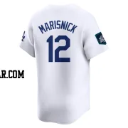 Jake Marisnick Men's Los Angeles Dodgers White Limited 2024 World Tour Seoul Series Home Jersey