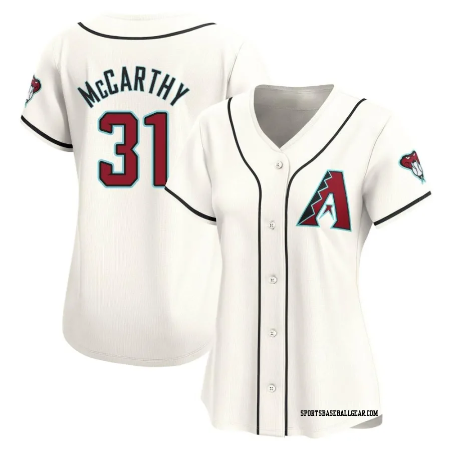 Jake McCarthy Women's Arizona Diamondbacks White Limited Home Jersey
